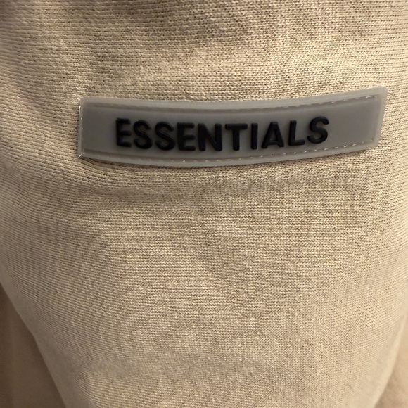 Fear of God Essentials Beige Hoodie - Picture 4 of 7